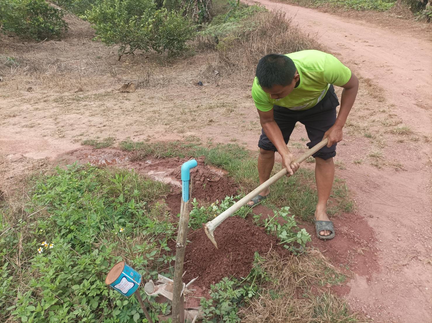 ซ่อมท่อประปา บ้านภูคำ หมู่ที่ 3